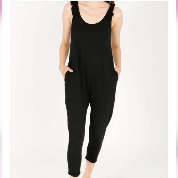 Smash + Tess Sweetheart Romper Black XS - Picture 8 of 9